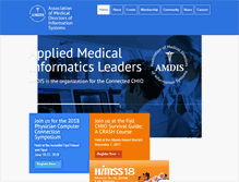 Tablet Screenshot of amdis.org